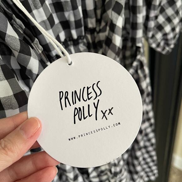 NWT Princess Polly Ellie Gingham Mini Dress Size 10 - Picture 9 of 10